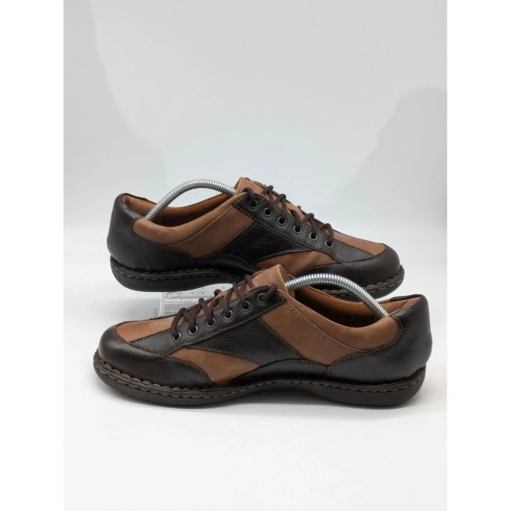 b.o.c. by Born Men's Brown Leather Lace Up Comfort Shoes Size 11 EU 43 Casual